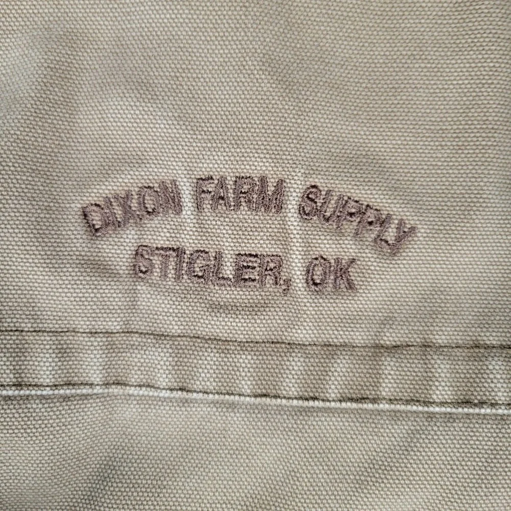 Dri Duck Work Jacket Mens Size L Brown Distressed Canvas Farm Supply Barn Coat - Picture 3 of 15